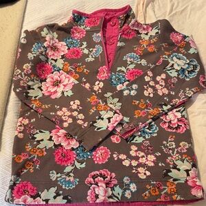 Joules size 9-10 brown/pink pullover